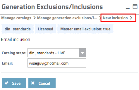 New inclusion